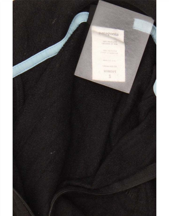 Patagonia Damen Fleecejacke UK 10 Small Schwarz Polyester