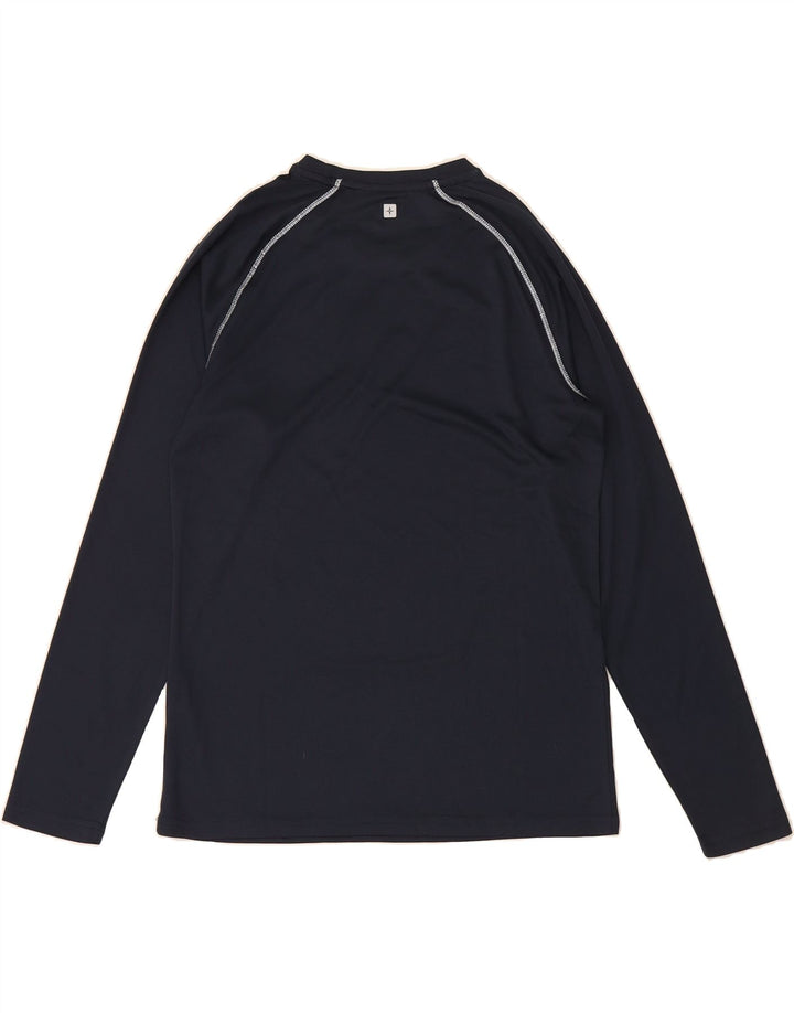 MOUNTAIN WAREHOUSE Mens Top Long Sleeve Small Navy Blue Polyester Vintage Mountain Warehouse and Second-Hand Mountain Warehouse from Messina Hembry 