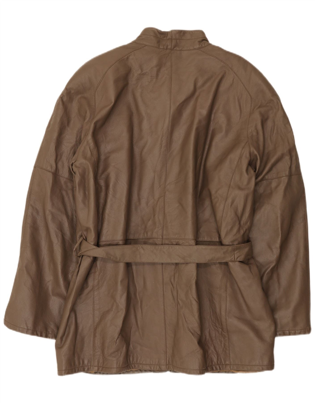 Vintage herre læderjakke IT 56 3XL Brun