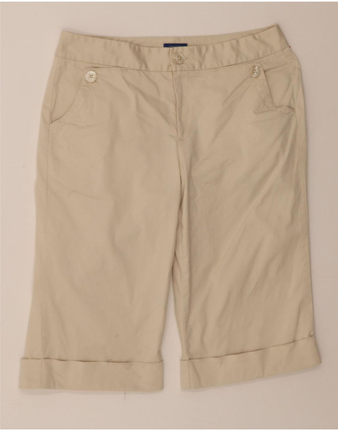 DOCKERS Womens Bermuda Shorts US 10 Large W32 Beige Cotton Vintage Dockers and Second-Hand Dockers from Messina Hembry 