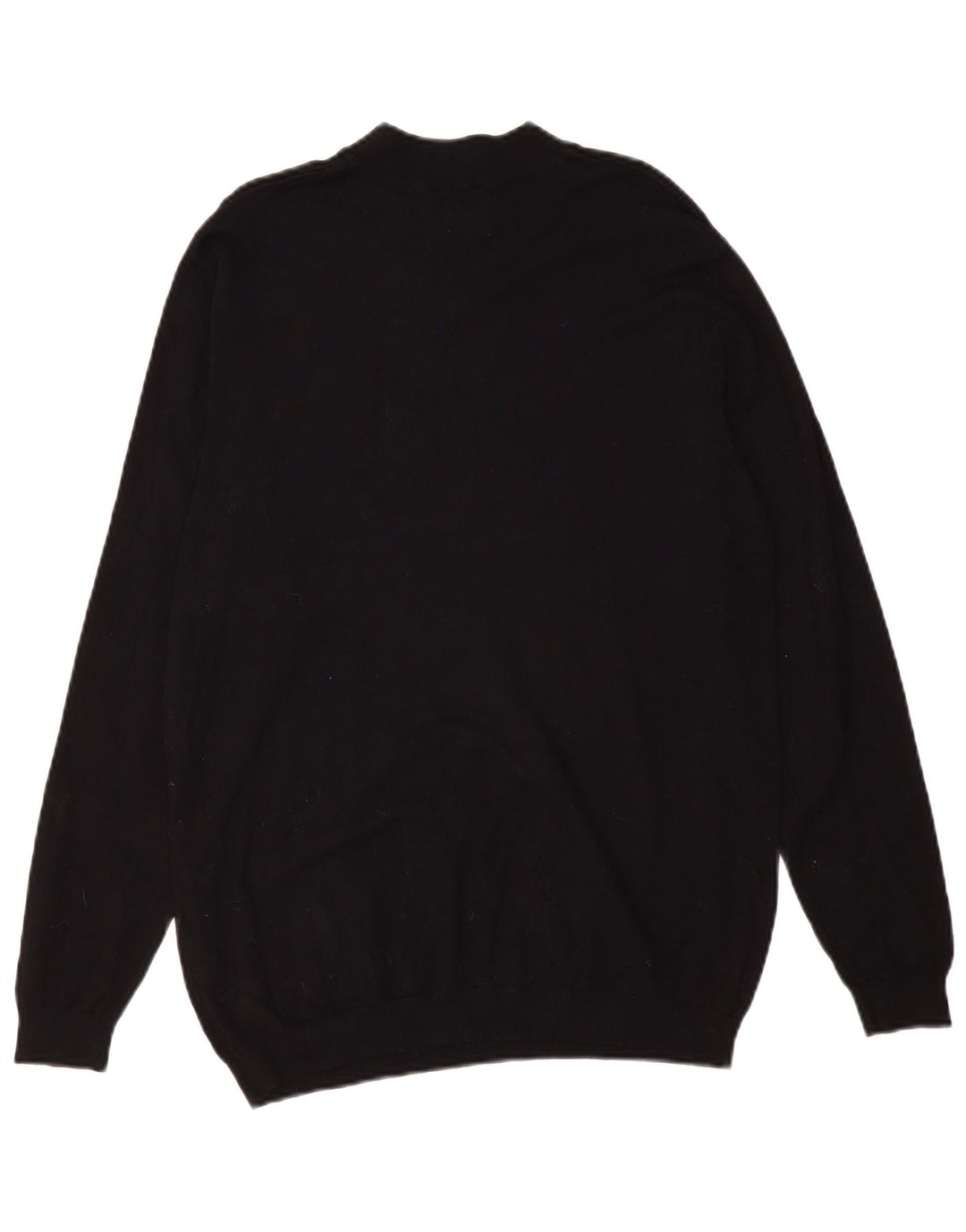 ZARA Mens Crew Neck Jumper Sweater Medium Black
