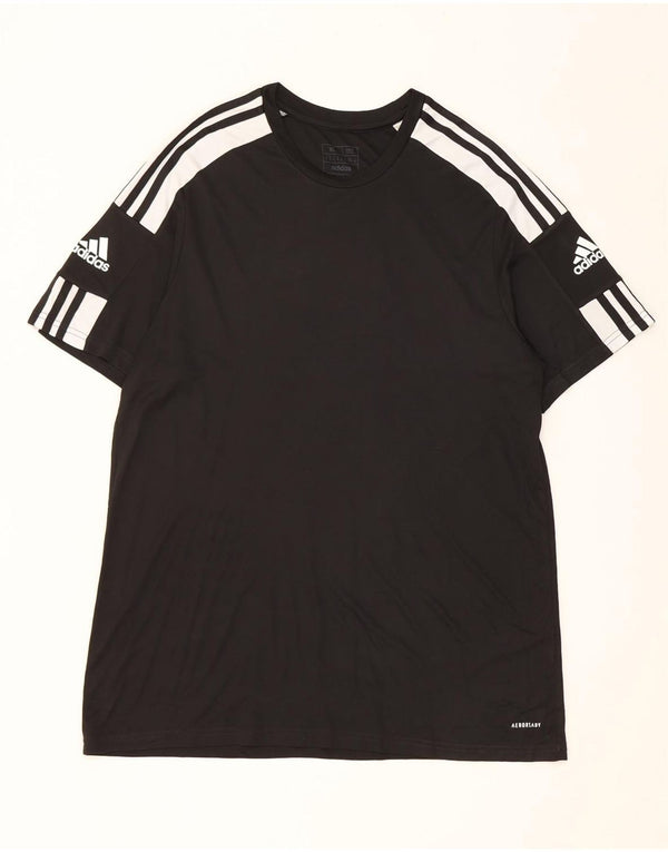 Adidas Mens Aeroready Slim Fit póló felső XL fekete Colourblock