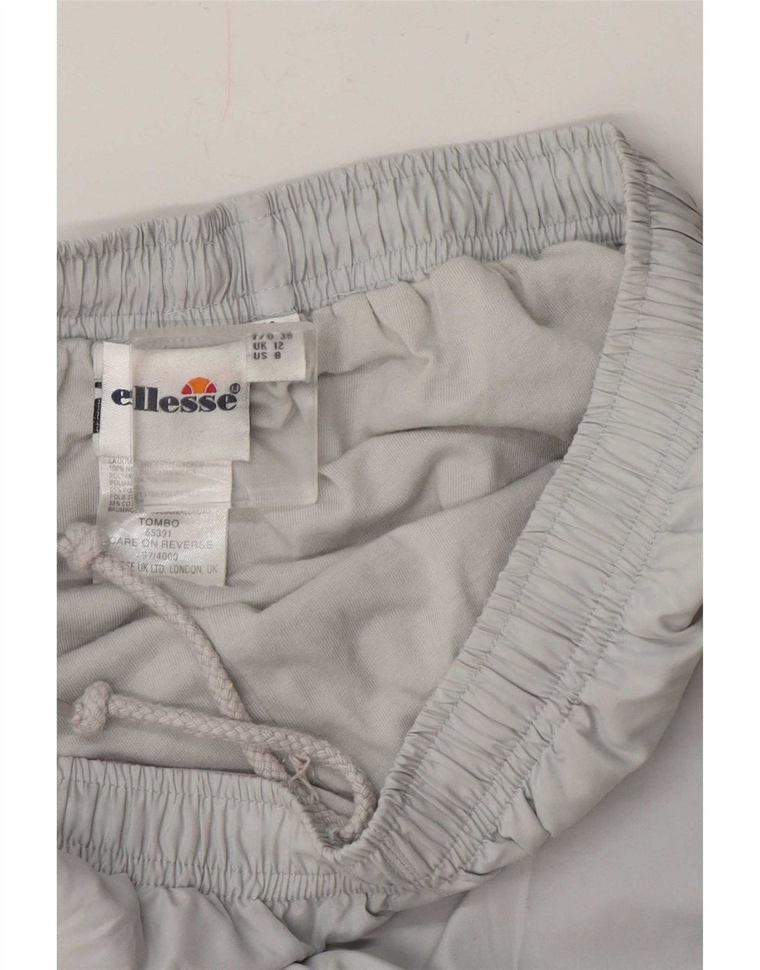 Ellesse Womens Træningsdragt Bukser UK 12 Medium Grey Polyester