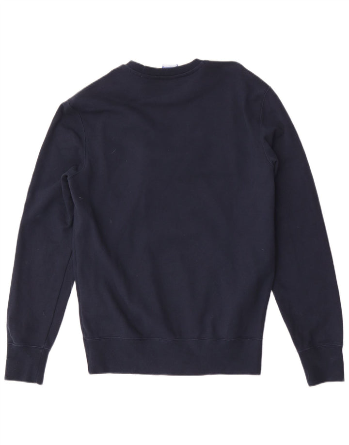 Champion Herre Grafisk Sweatshirt Jumper Medium Navyblå Bomuld