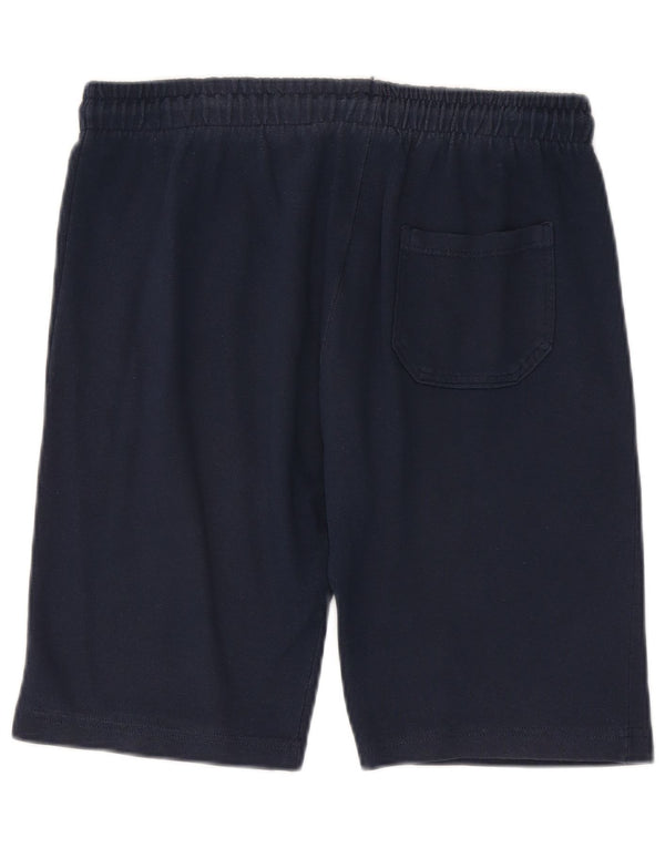 Ανδρικό γραφικό αθλητικό σορτς Champion XL Navy Blue Cotton