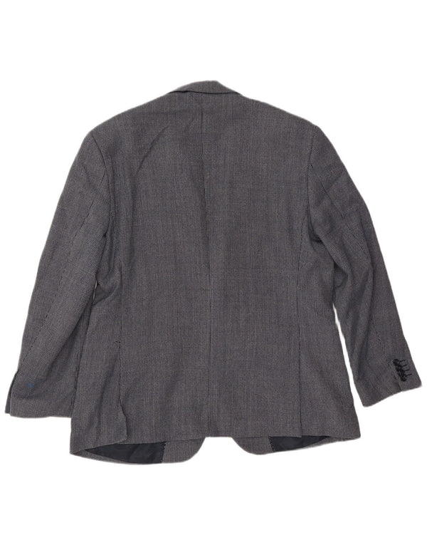 Marks & Spencer Veste blazer courte pour homme UK 42 Large Bleu marine à pois