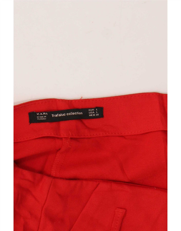 Zara Womens Skort UK 14 Grande Vermelho