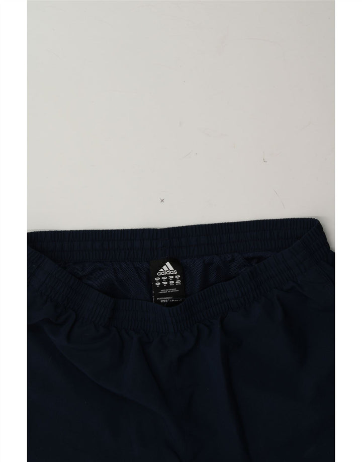 ADIDAS Mens Sport Shorts XL  Navy Blue Polyester Vintage Adidas and Second-Hand Adidas from Messina Hembry 