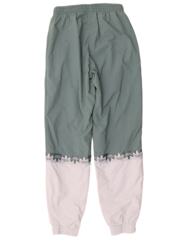 Adidas Pantalon de survêtement graphique pour homme, petit, vert, colour block