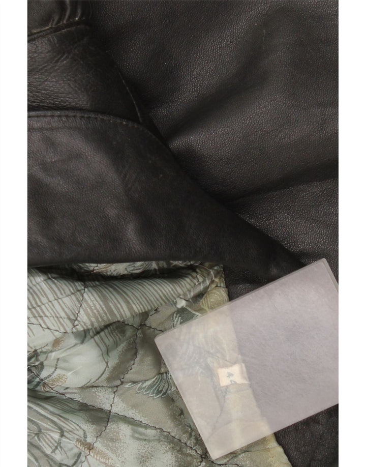 Vintage herre læderjakke UK 44 2XL Sort