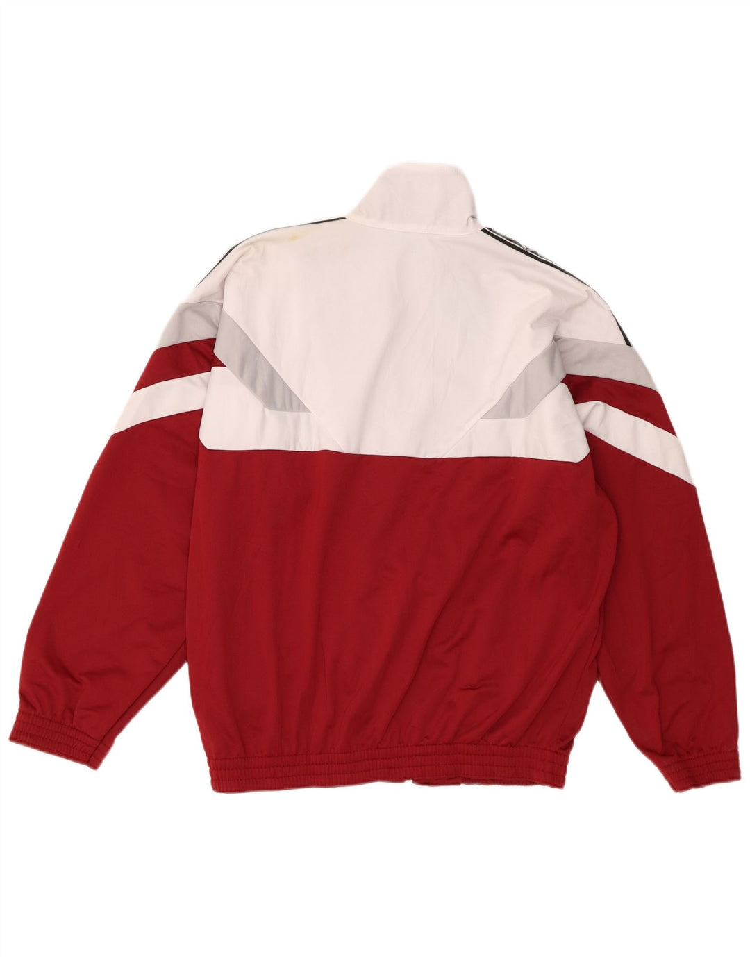 Errea Mens Graphic Tracksuit Top Jacket Large Burgundy Colourblock