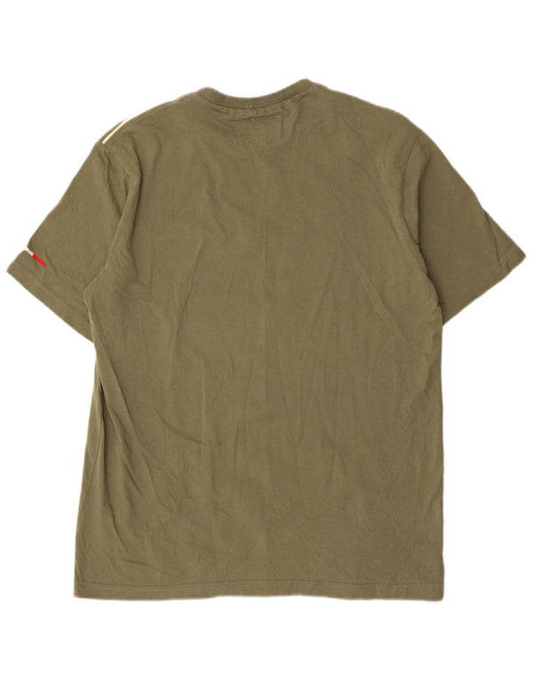 Męska koszulka z grafiką Vespa Top 2XL, bawełna khaki