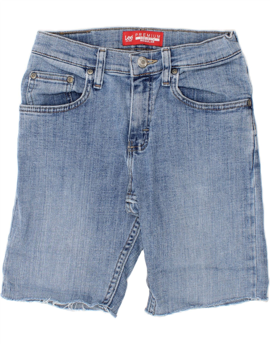 LEE Boys Regular Denim Shorts 11-12 Years W26 Blue Cotton Vintage Lee and Second-Hand Lee from Messina Hembry 