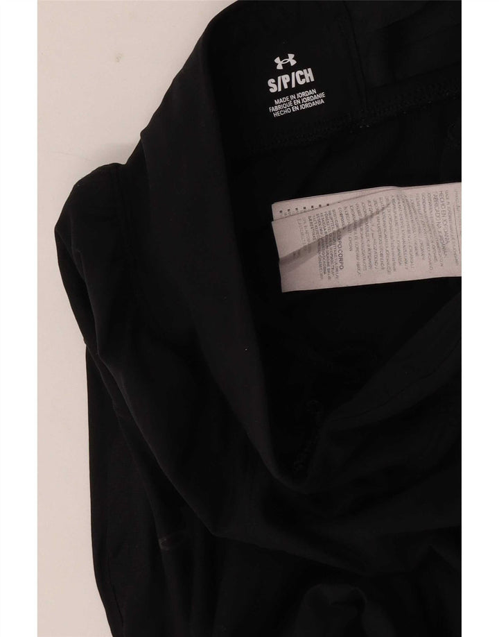 Under Armour Womens Tracksuit Trousers Joggers UK 8 Small  Black Elastane