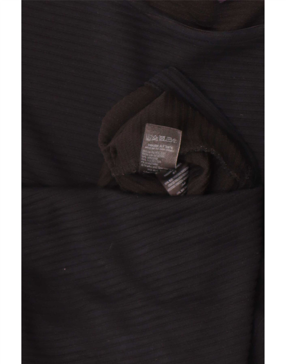 Marks & Spencer Damen Basic-Kleid UK 12 Mittelschwarze Viskose