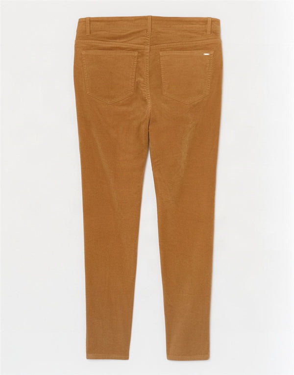 Massimo Dutti Damen Skinny Cordhose EU 42 Large W32 L30 Beige