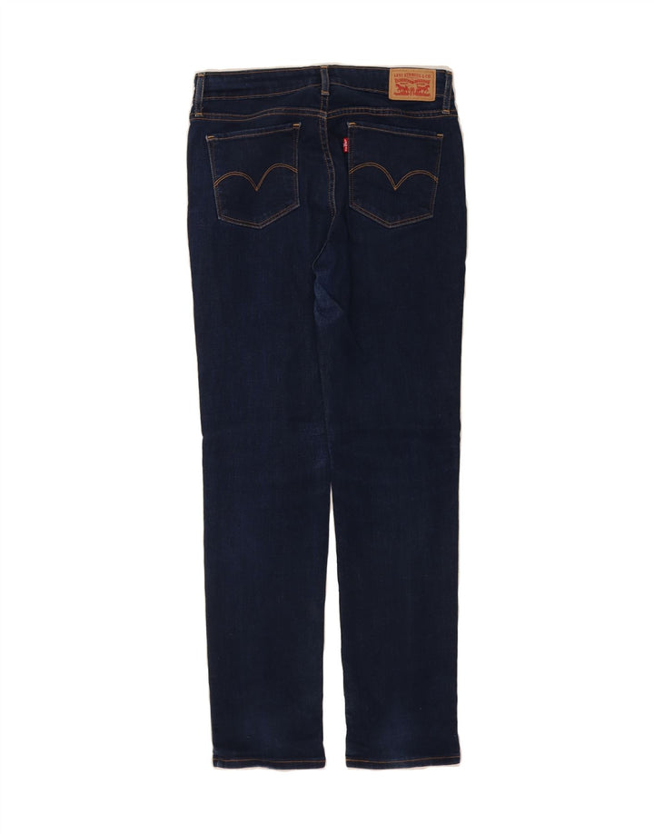 LEVI'S Womens Straight Jeans W28 L30 Blue Cotton Vintage Levi's and Second-Hand Levi's from Messina Hembry 