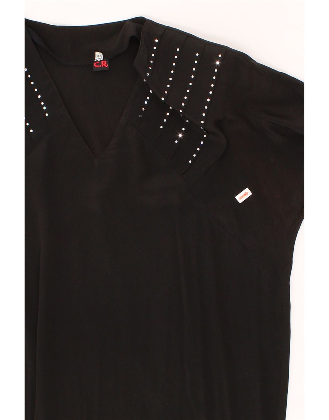 VINTAGE Womens Shift Dress IT 44 Medium Black Vintage Vintage and Second-Hand Vintage from Messina Hembry 