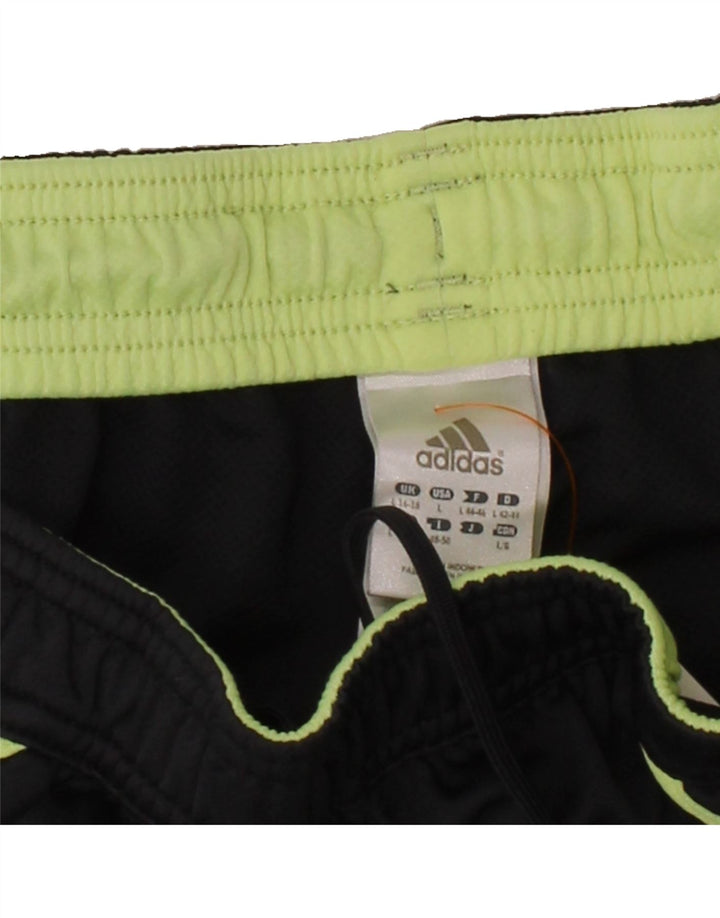 ADIDAS Womens Sport Shorts UK 16/18 Large  Grey Polyester Vintage Adidas and Second-Hand Adidas from Messina Hembry 