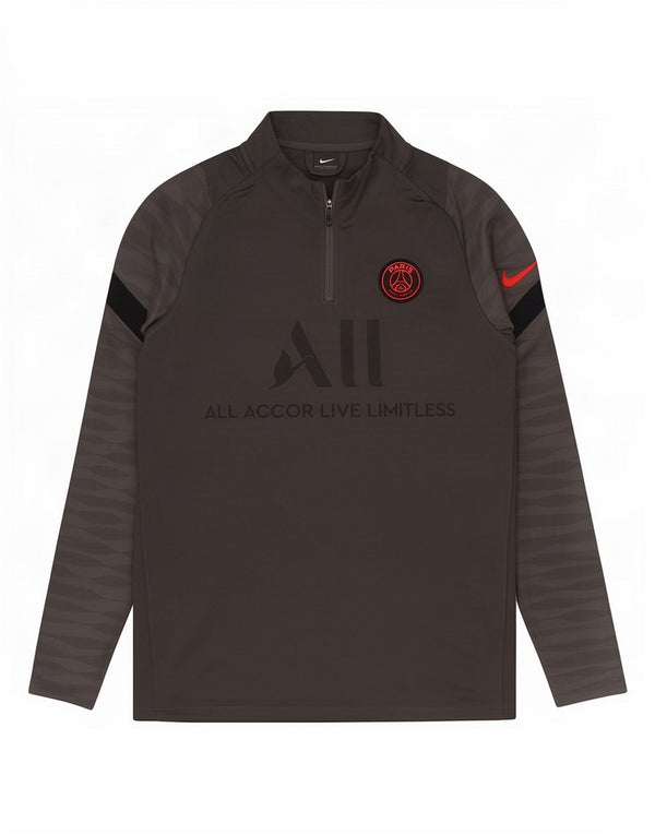 Nike Haut de Survêtement Paris Saint-Germain Graphic Pull Homme Gris Moyen