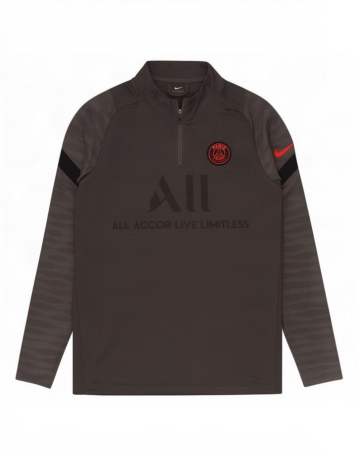 Nike Haut de Survêtement Paris Saint-Germain Graphic Pull Homme Gris Moyen