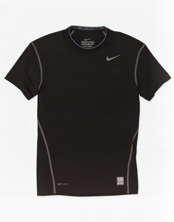 Nike Mens T-Shirt Top Large Black Polyester