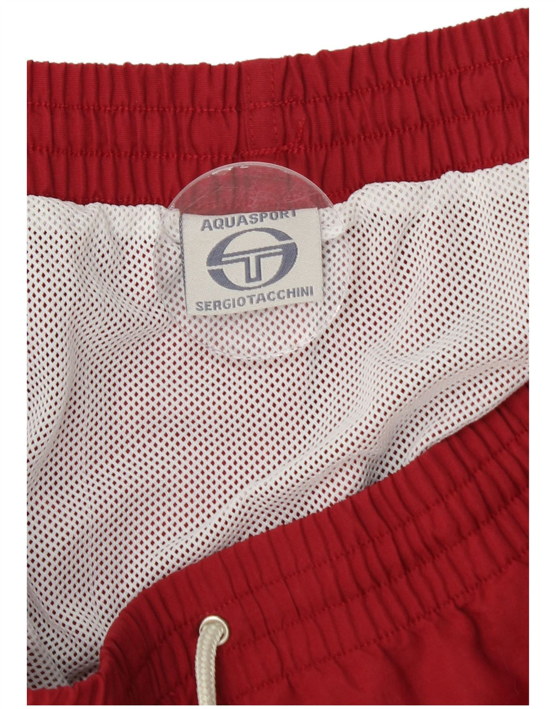 Sergio Tacchini Mens Swimming Shorts 2XL Red Colourblock Polyamide