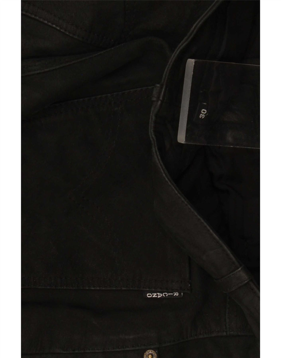 Брюки мужские кожаные Ricano W30 L32 черные