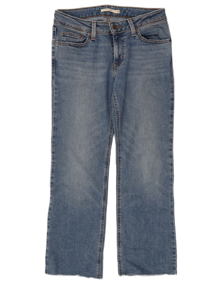 Levi's Dame Super Low Bootcut Jeans W28 L30 Blå Bomuld