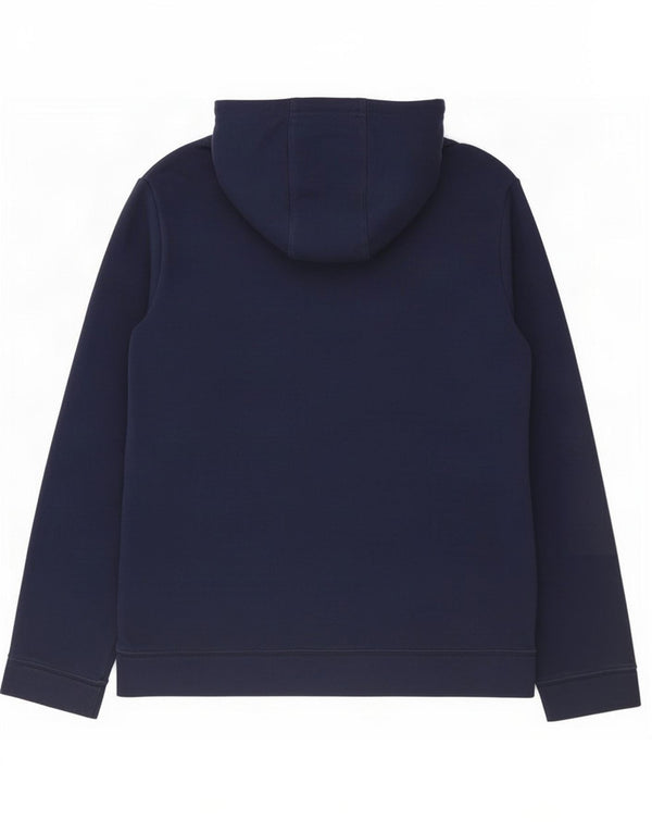 Felpa con cappuccio e zip Nike da bambino 13-14 anni XL in cotone blu navy