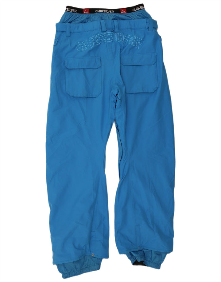 Quiksilver Mens Graphic Ski Trousers XL Blue Polyester