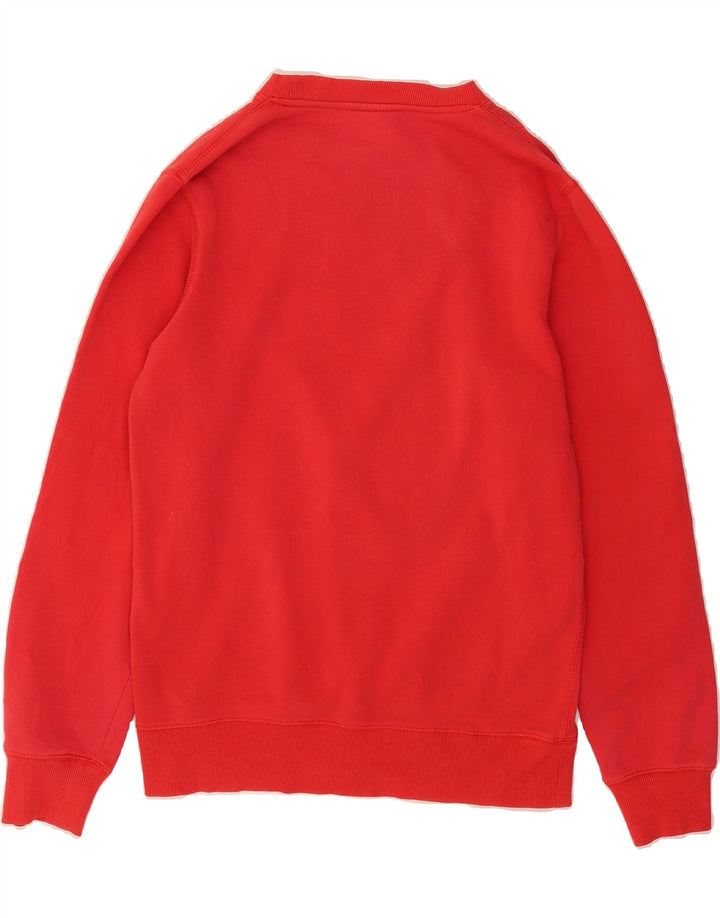 CHAMPION Mens Graphic Sweatshirt Jumper Small Red Cotton Vintage Champion and Second-Hand Champion from Messina Hembry 
