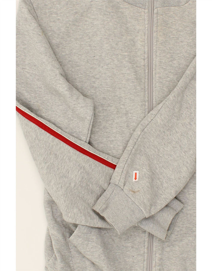 ELLESSE Womens Tracksuit Top Jacket UK 14 Medium Grey Cotton Vintage Ellesse and Second-Hand Ellesse from Messina Hembry 