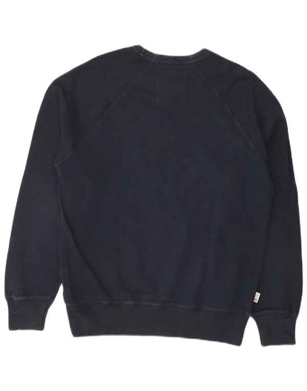 Franklin Marshall Mens Sweatshirt Jumper Medium Navy Blue