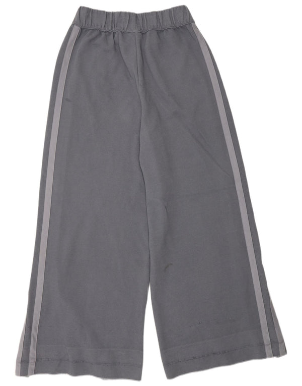 Adidas Dame træningsdragt med brede ben Joggers UK 12 Medium Grey Bomuld