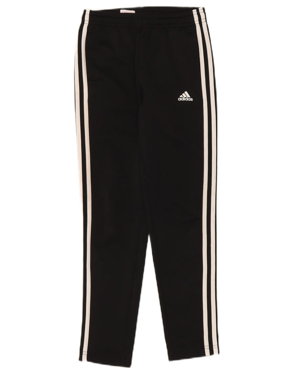 Pantaloni della tuta da ragazzo Adidas 9-10 anni in poliestere nero