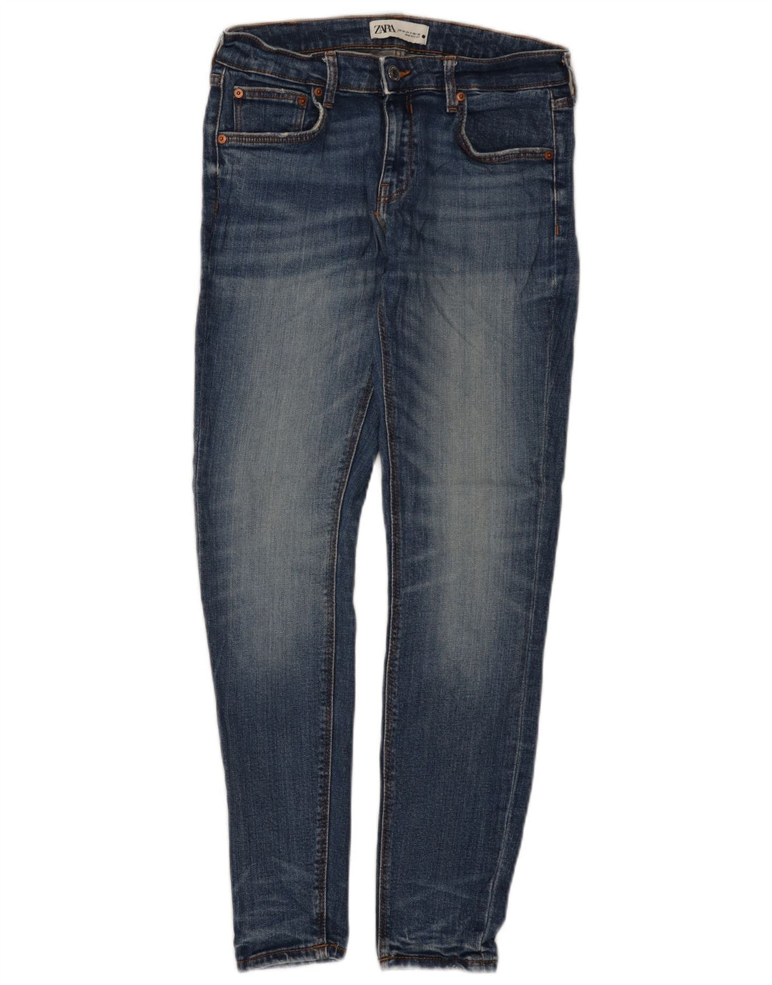 Jeans slim da donna Zara EU 40 medi W30 L28 Blu