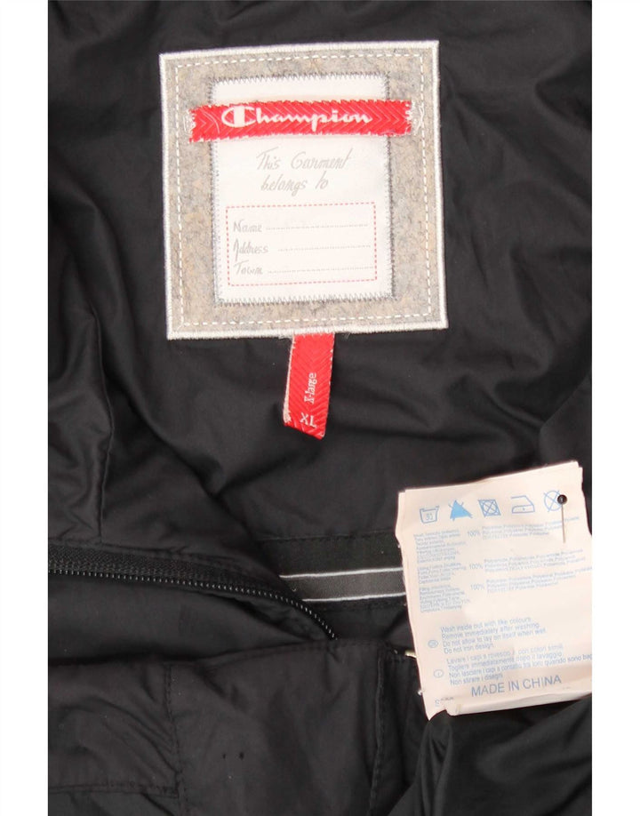 Champion Damen Wattierte Jacke UK 18 XL Schwarz Polyester