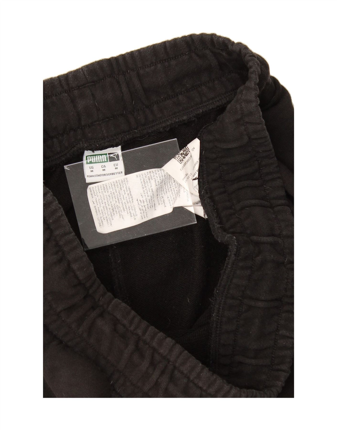 PUMA Mens Tracksuit Trousers Joggers Medium  Black Cotton Vintage Puma and Second-Hand Puma from Messina Hembry 