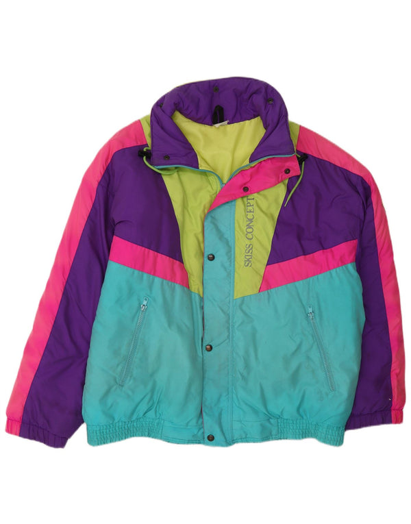 Skiss Herre grafisk skijakke IT 50 Stor flerfarvet Colourblock