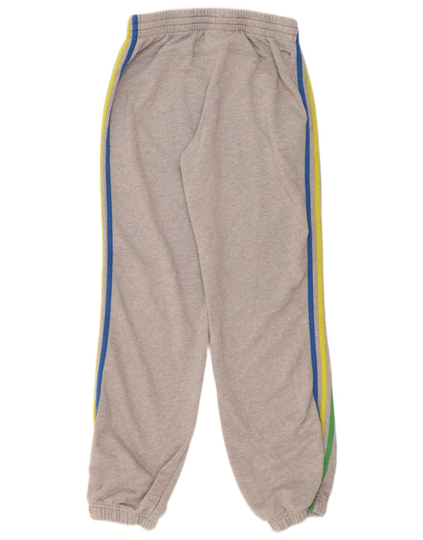 Adidas meninos climalite calças de treino joggers 15-16 anos cinza algodão