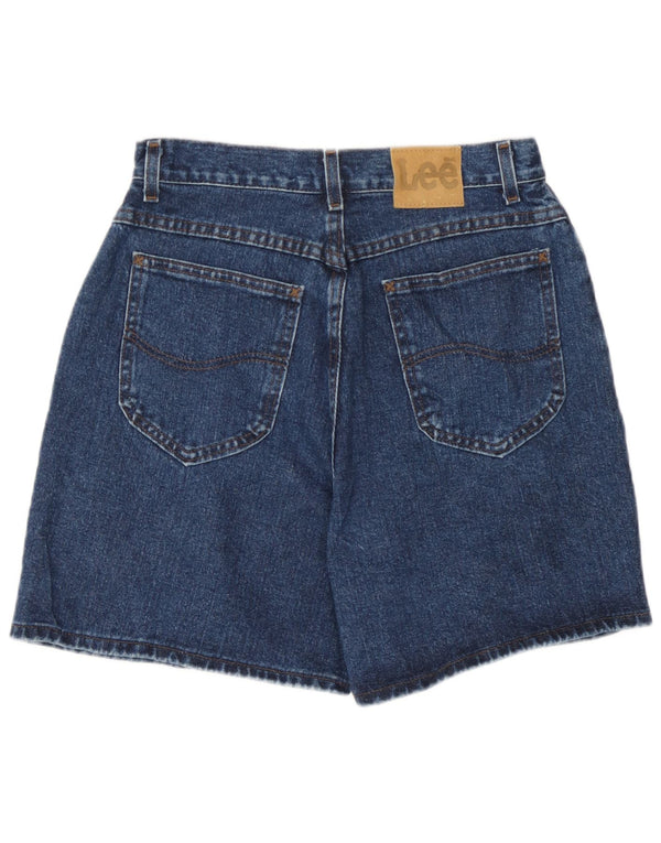 Lee Womens High Waist Denim Shorts W28 Medium Blue