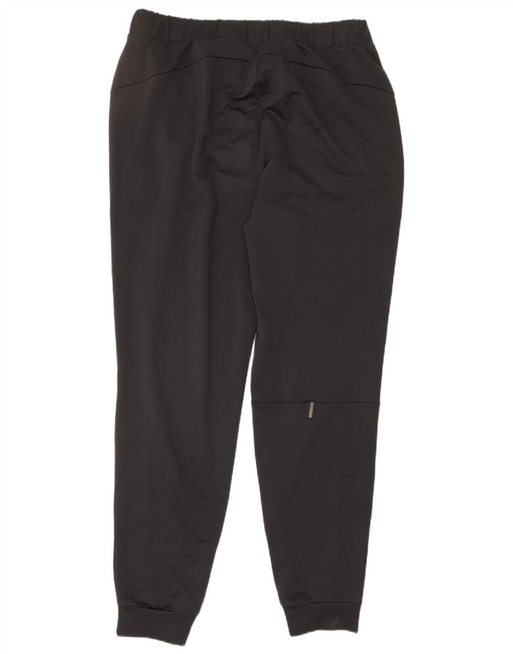 Puma Mens Tracksuit Trousers Joggers Large Black Polyester Sports