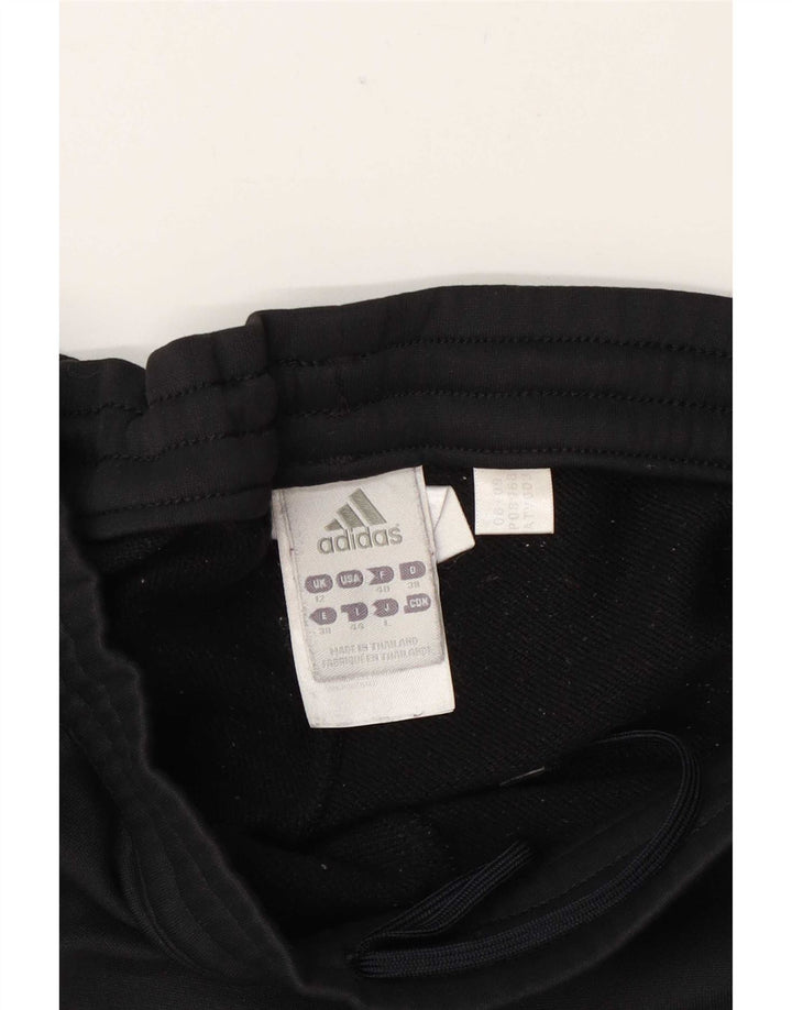 Pantaloni da tuta da donna Adidas UK 12 Medium Nero Poliestere