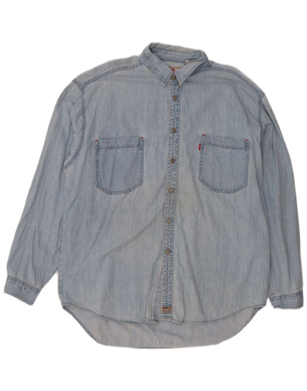 Camisa Levi's Hombre Denim XL Algodón Azul