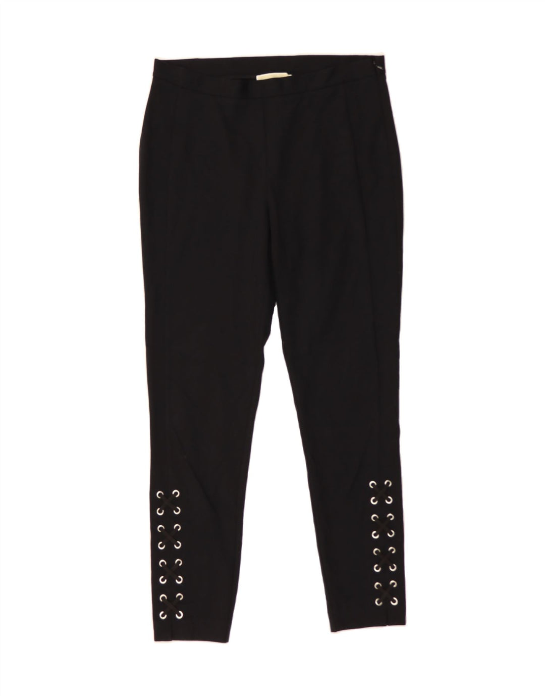 MICHAEL KORS Womens Slim Casual Trousers US 10 Large  Black Vintage Michael Kors and Second-Hand Michael Kors from Messina Hembry 