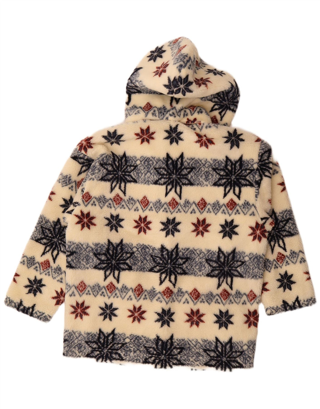 Vintage Womens Oversized Hooded Windbreaker Jacket UK 10 Small Beige