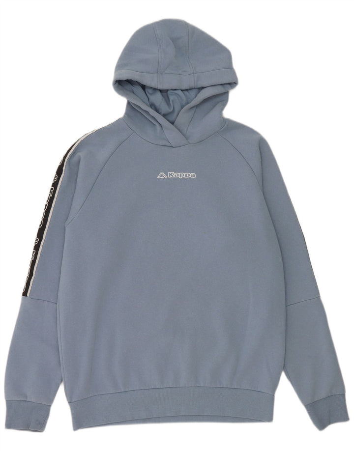 Kappa Mens Graphic Hoodie Jumper Medium Blue