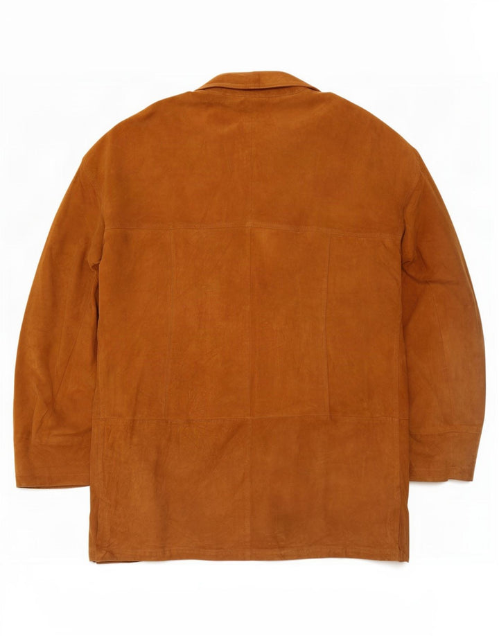 Veste en daim Scout pour homme UK 44 2XL Beige