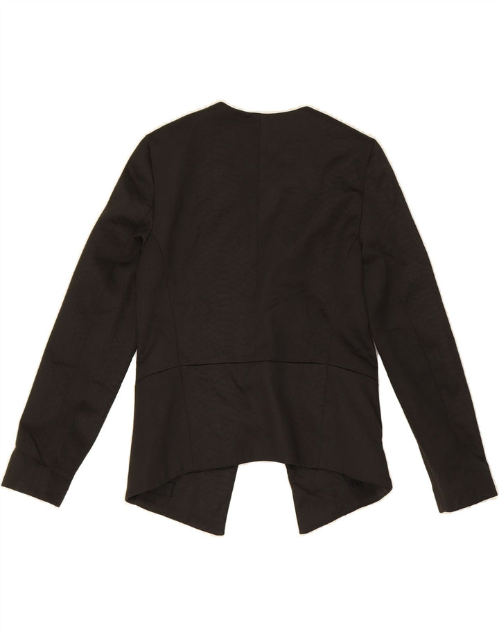 TOPSHOP Womens Open Blazer Jacket UK 8 Small Black Polyester Vintage Topshop and Second-Hand Topshop from Messina Hembry 